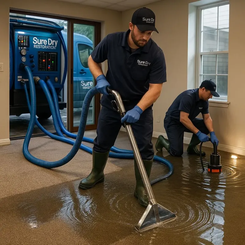 Water Extraction and Removal process in Statham, GA